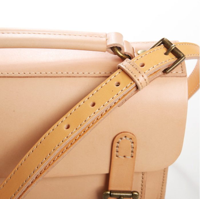 Hand Made Leather Bag Hand-Held Crossbeam Leather Bag - Image 3