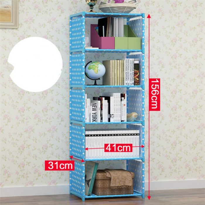 New Simple Bookshelf Shelf Student Desk Bookcase - Image 3