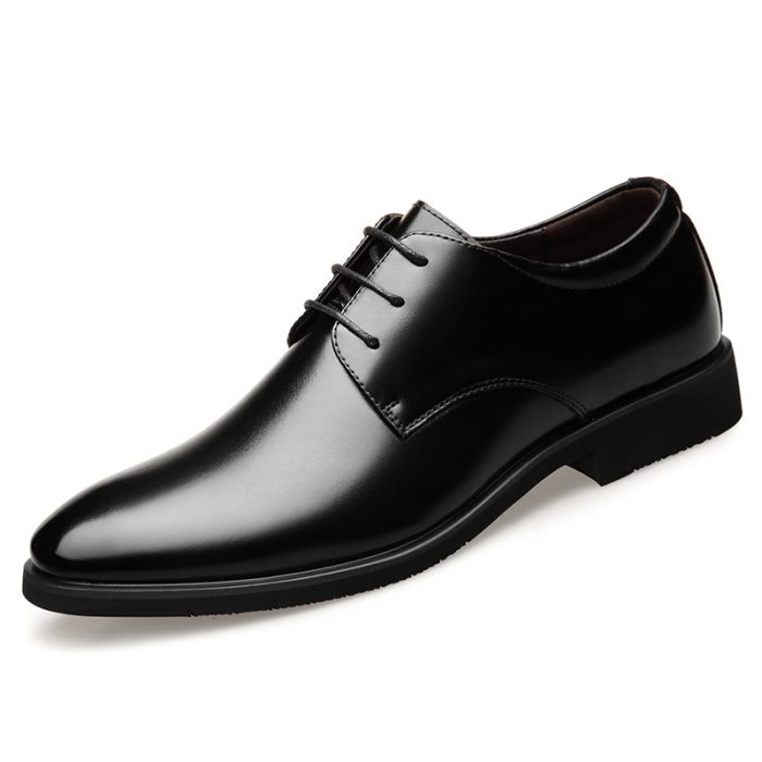 New Men's Quality Cowhide Leather Shoes British Business Extra Size 38-47 Soft Leather Man - Image 5