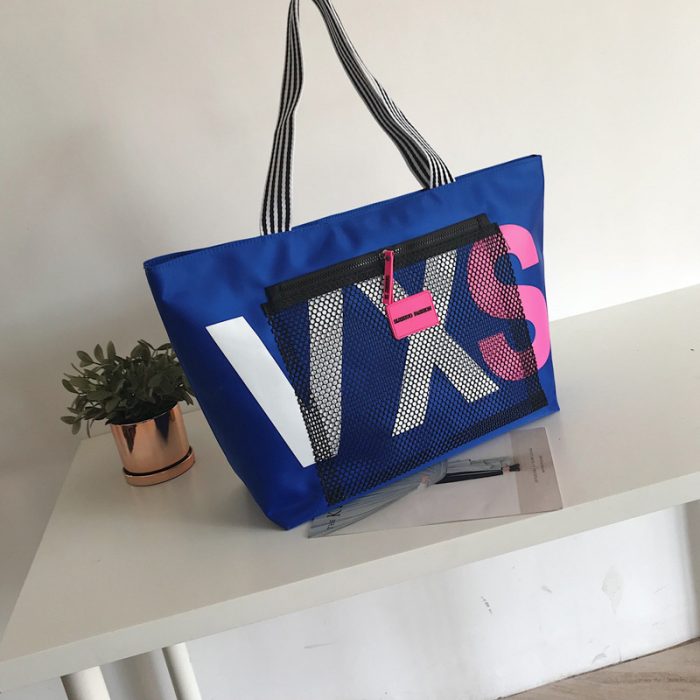 Aliwood New Arrivals Letter Women Shoulder Bags Travel Shopping Bags - Image 4