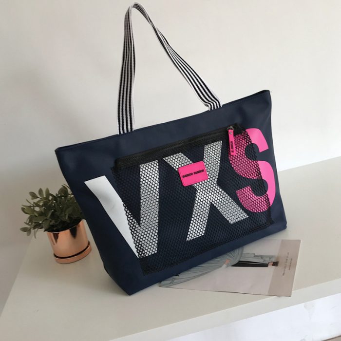 Aliwood New Arrivals Letter Women Shoulder Bags Travel Shopping Bags