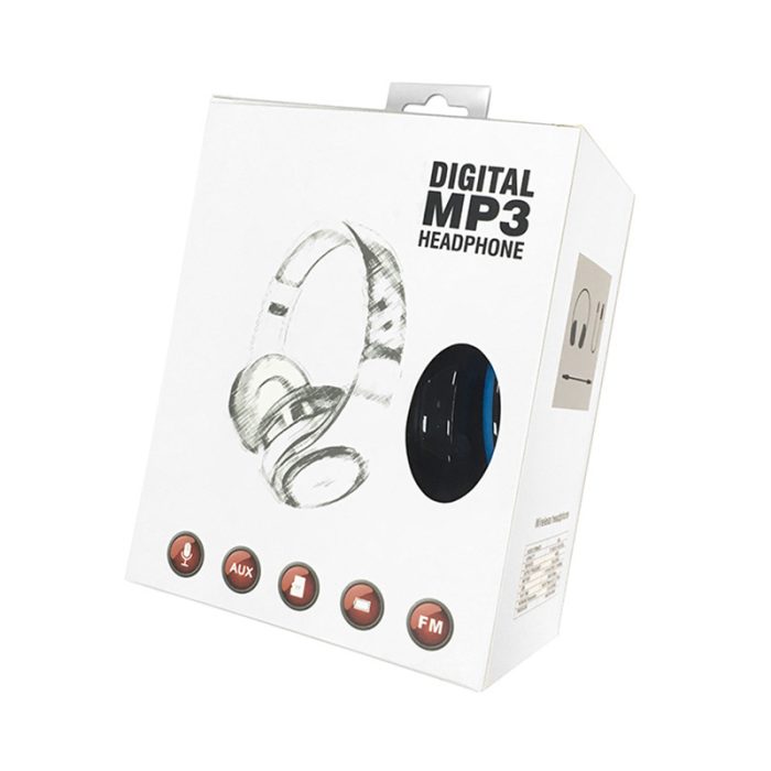 New HIFI Wireless Headphones Bluetooth Stereo Headset Music Headset FM SD Card Sport Headphone With Mic For PC - Image 3