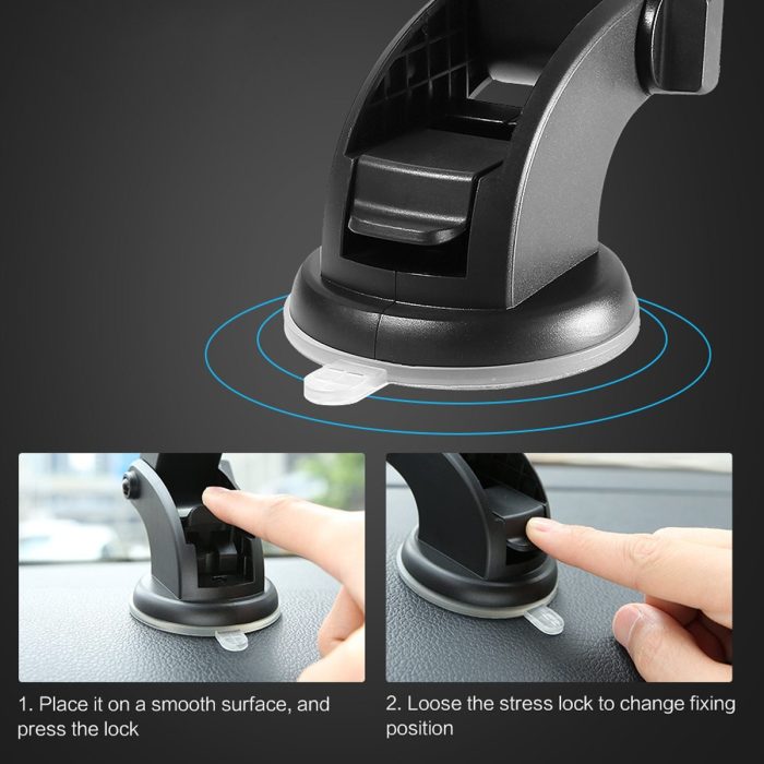 Best Car Phone Holder Long Rod Telescopic Car Dashboard Suction Cup Type - Image 4