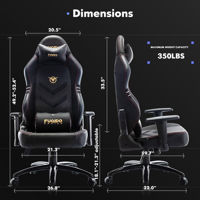 Best Tall Gaming Chair 350lbs Racing Computer - Image 7