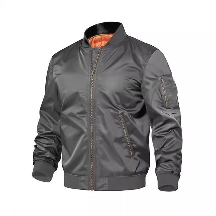Mens Jacket New Spring Autumn Male Baseball Jackets Pilot Men Outwear Coat Zipper Men's Uniform - Image 2