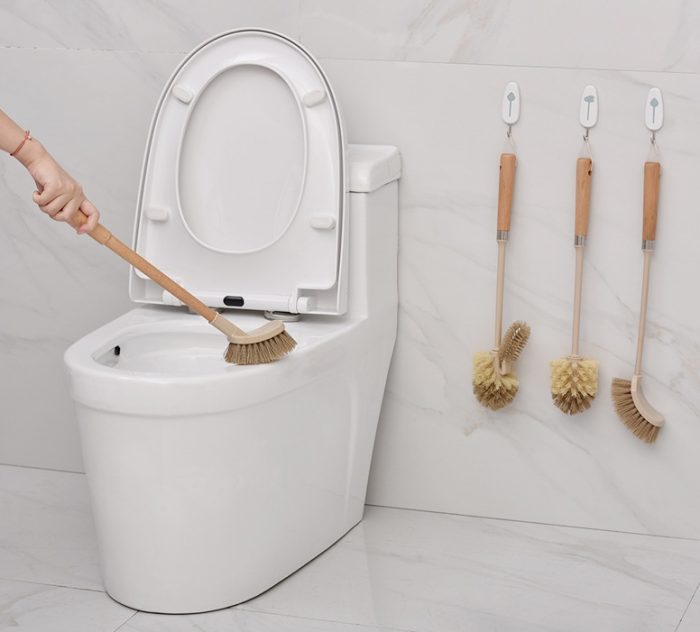 Wooden Household Handle Best Toilet Brush Cleaning Tools Bathroom Cleaning Brush Kitchen Floor Cleaner Brushes - Image 3