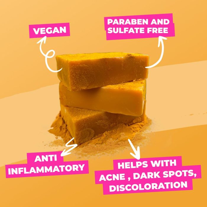 Turmeric Kojic Soap Turmeric Kojic Acid Soap Handmade Skin Products Natural  Soap - Image 3