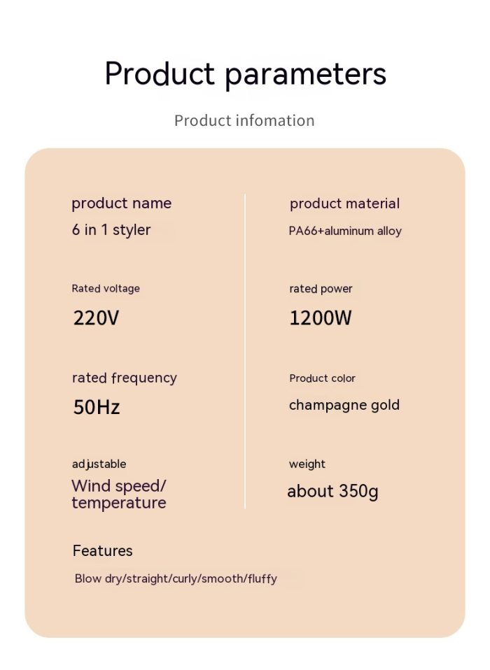 Multifunctional Hair Care Automatic Hair Dryer - Image 8