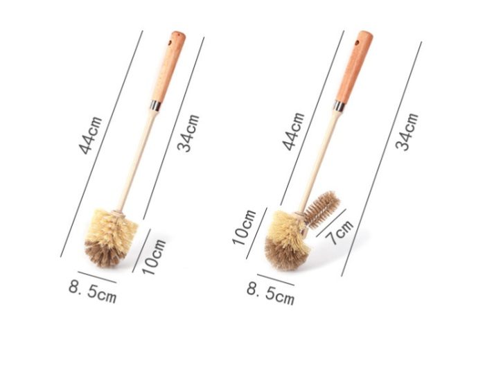 Wooden Household Handle Best Toilet Brush Cleaning Tools Bathroom Cleaning Brush Kitchen Floor Cleaner Brushes - Image 4
