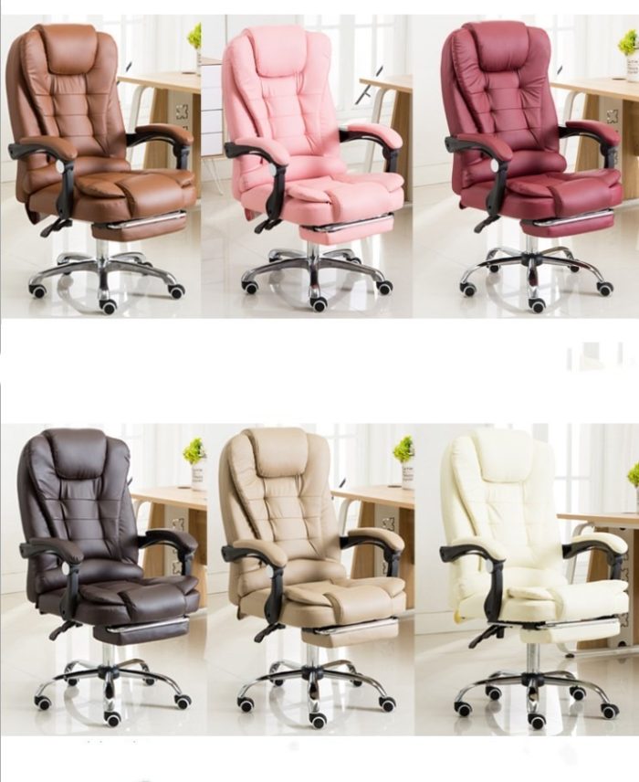 Office Chair Recliner Lift Ergonomic Swivel Chair Household Computer Chair Simple Chair - Image 8