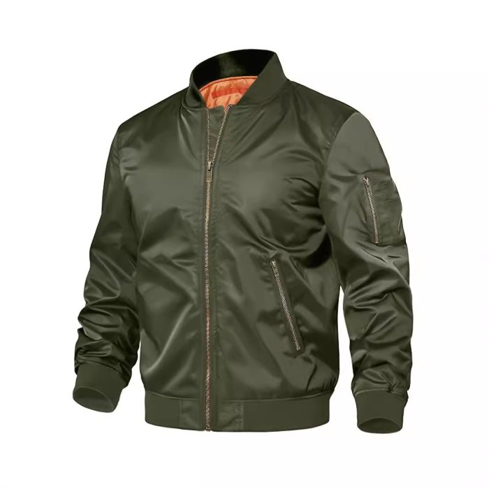Mens Jacket New Spring Autumn Male Baseball Jackets Pilot Men Outwear Coat Zipper Men's Uniform - Image 6