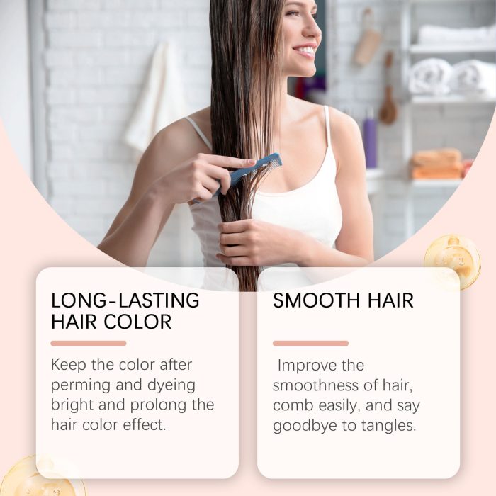 New Hot Dyeing Hair Care Spray Smooth Hair Care Improvement - Image 3