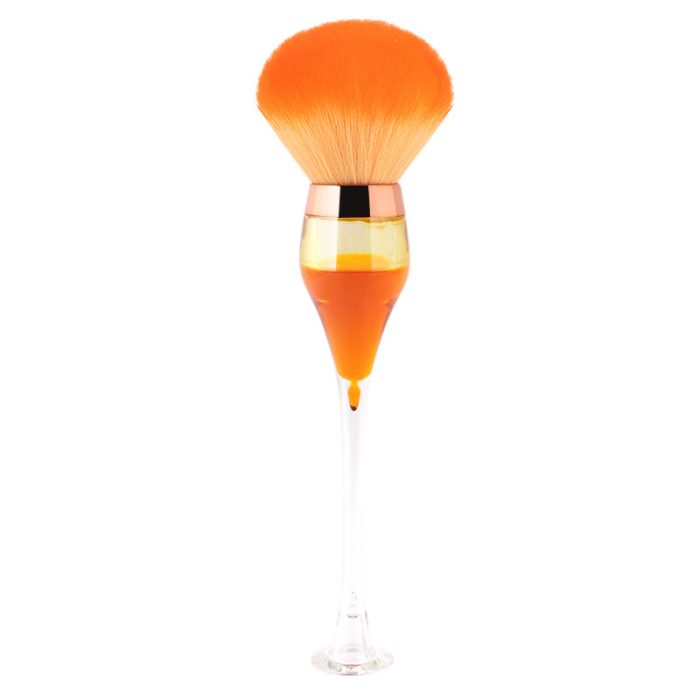 Best Single Large Makeup Brushes Fluffy Powder Blush Compensator Creative Wine Glass Shape Crafts Level Cosmetic Beauty Tools - Image 5