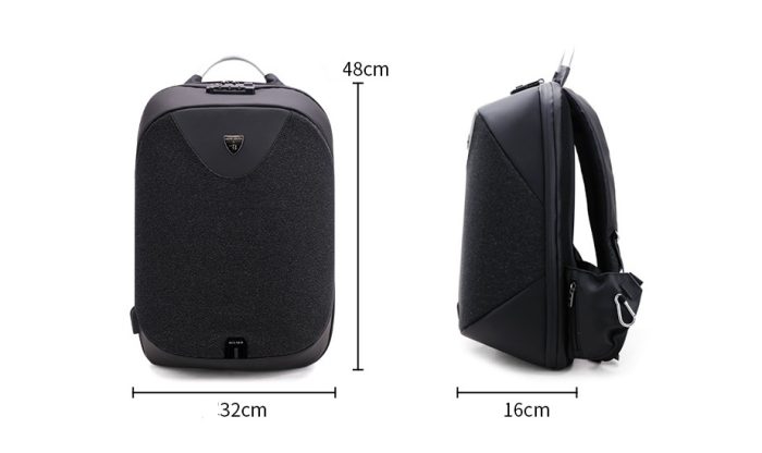 Best Cross border men's double shoulder bag multi function anti-theft 15.6 inch computer package British bag leisure business bag - Image 5