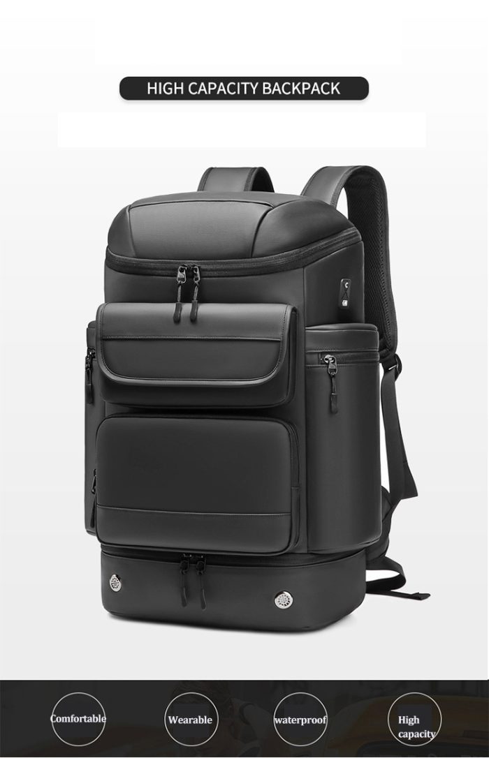 Best Shoulder Bag Men's Large Capacity Outdoor Waterproof Travel - Image 3