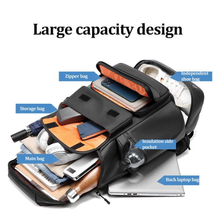 Best Shoulder Bag Men's Large Capacity Outdoor Waterproof Travel - Image 2