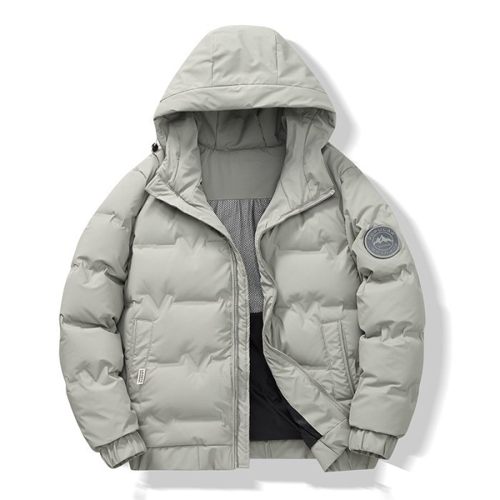 New Simple Fashion Short Winter Clothing Coat Men - Image 5