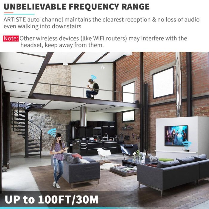 New TV Wireless Headphones On-ear Bass Headphones - Image 4