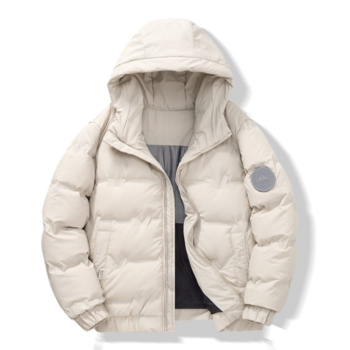 New Simple Fashion Short Winter Clothing Coat Men - Image 3