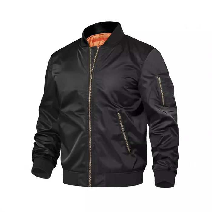 Mens Jacket New Spring Autumn Male Baseball Jackets Pilot Men Outwear Coat Zipper Men's Uniform - Image 8