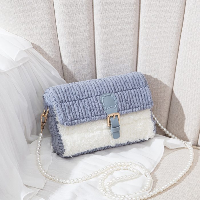 DIY Hand-knitted Plush Hand-sewn Material Bag - Image 3