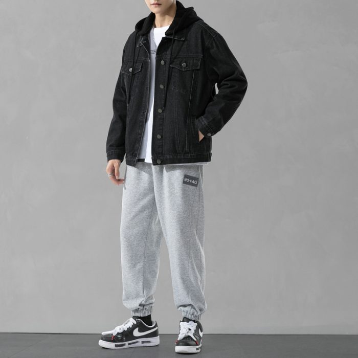 Men's Autumn BestThree Piece Denim Jacket Suit - Image 4