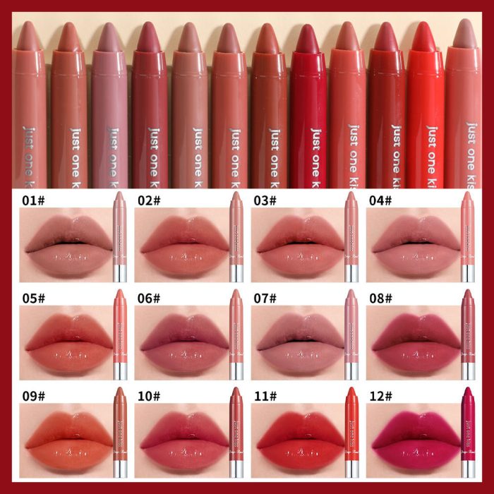 Best Solid Moist Lipstick Crayon Lipstick - Image 8