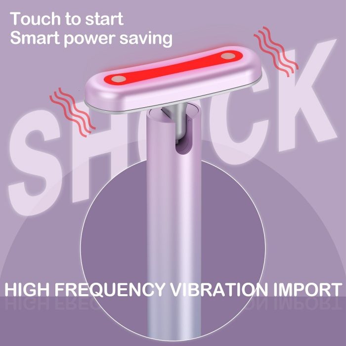 Best Wand Skin Care EMS Micro-current Introduction Rotatable Vibration Face And Neck Massage - Image 3