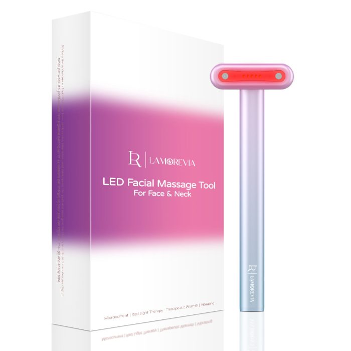 Best Wand Skin Care EMS Micro-current Introduction Rotatable Vibration Face And Neck Massage - Image 5