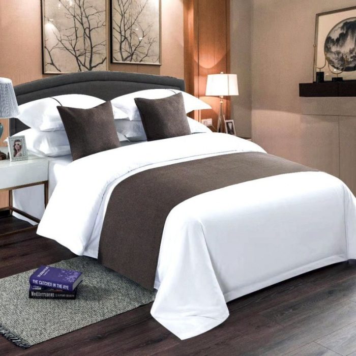 Best Hotel Bed Throw Hotel Bed Runner Mat - Image 3