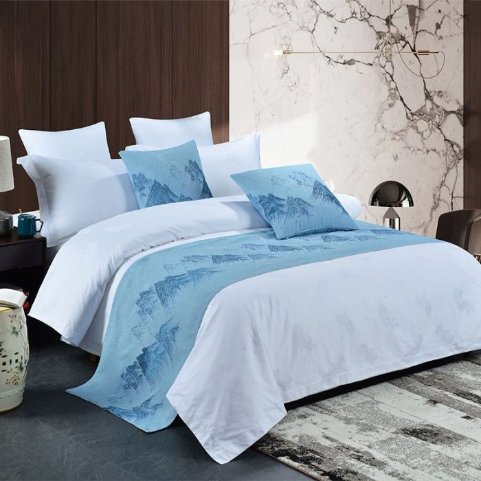 Best Hotel Bed Throw Hotel Bed Runner Mat - Image 9