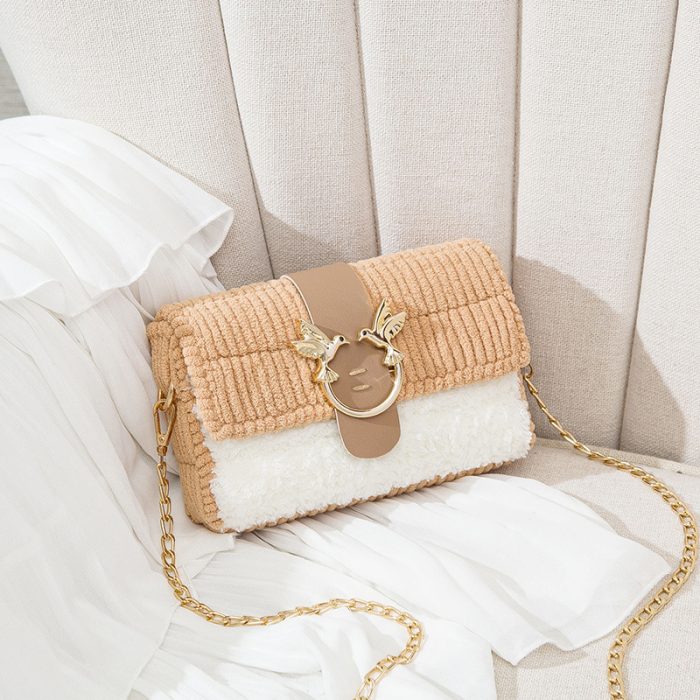 DIY Hand-knitted Plush Hand-sewn Material Bag - Image 6