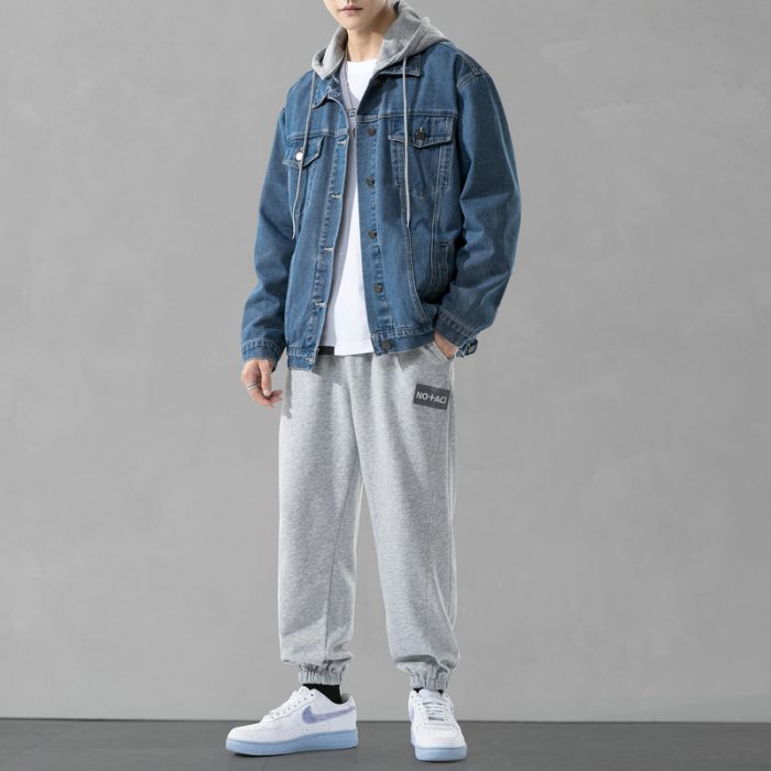 Men's Autumn BestThree Piece Denim Jacket Suit - Image 5