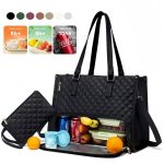 Convenient Commute New Lunch Bag Women's Insulated Lunch Box Women's Leak-proof Large Purse Diagonal Computer Storage