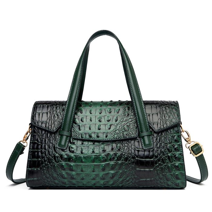 Soft Leather Fashion Handbag Large Capacity Shoulder Messenger Bag - Image 7