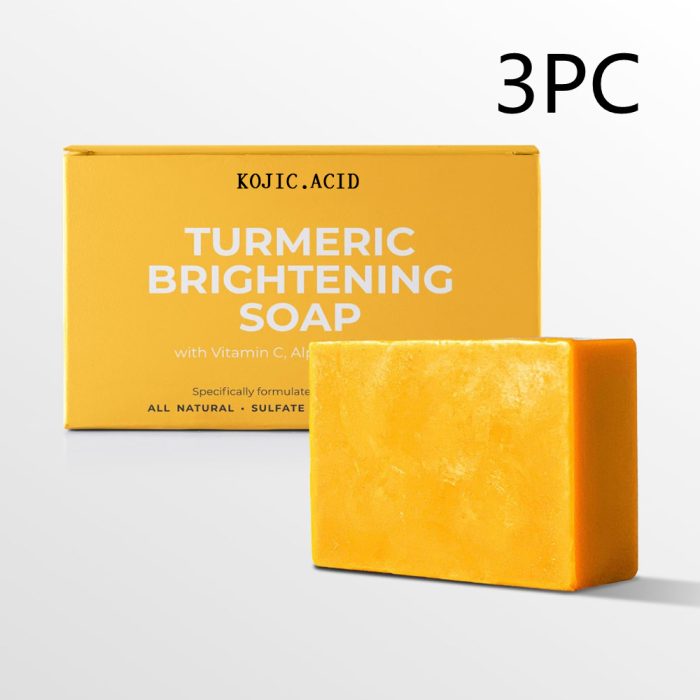 Turmeric Kojic Soap Turmeric Kojic Acid Soap Handmade Skin Products Natural  Soap - Image 6