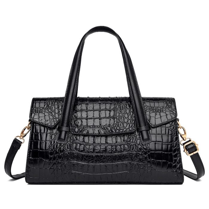 Soft Leather Fashion Handbag Large Capacity Shoulder Messenger Bag - Image 6