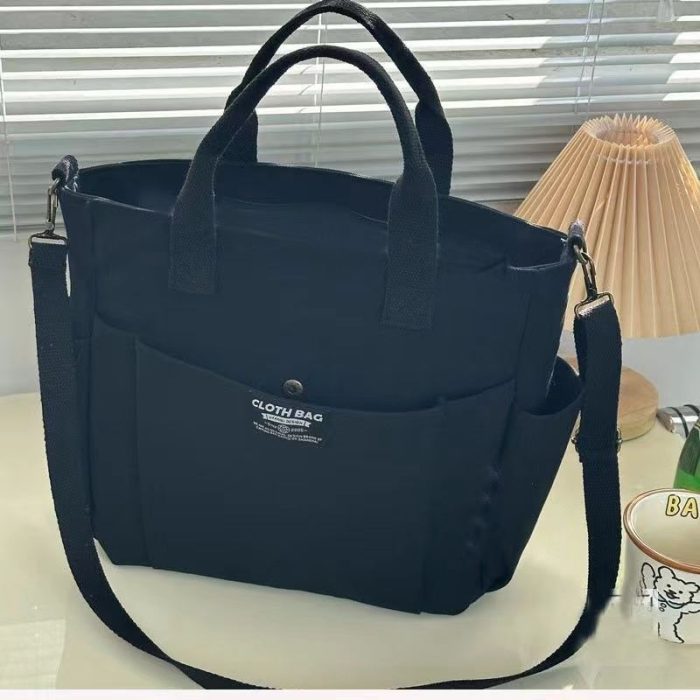 Large Capacity Shoulder Canvas Bag, Commuting Hand Bag - Image 10