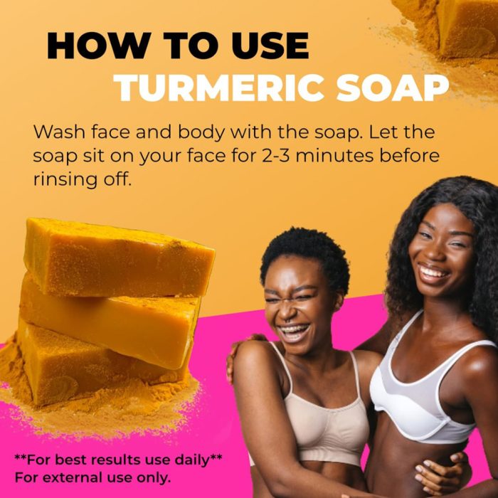 Turmeric Kojic Soap Turmeric Kojic Acid Soap Handmade Skin Products Natural  Soap - Image 8