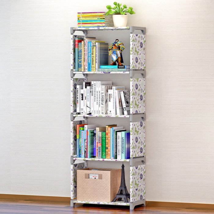 Best Bookcase Shelf Creative Combination Layer Shelf Floor Children's Bookcase - Image 4