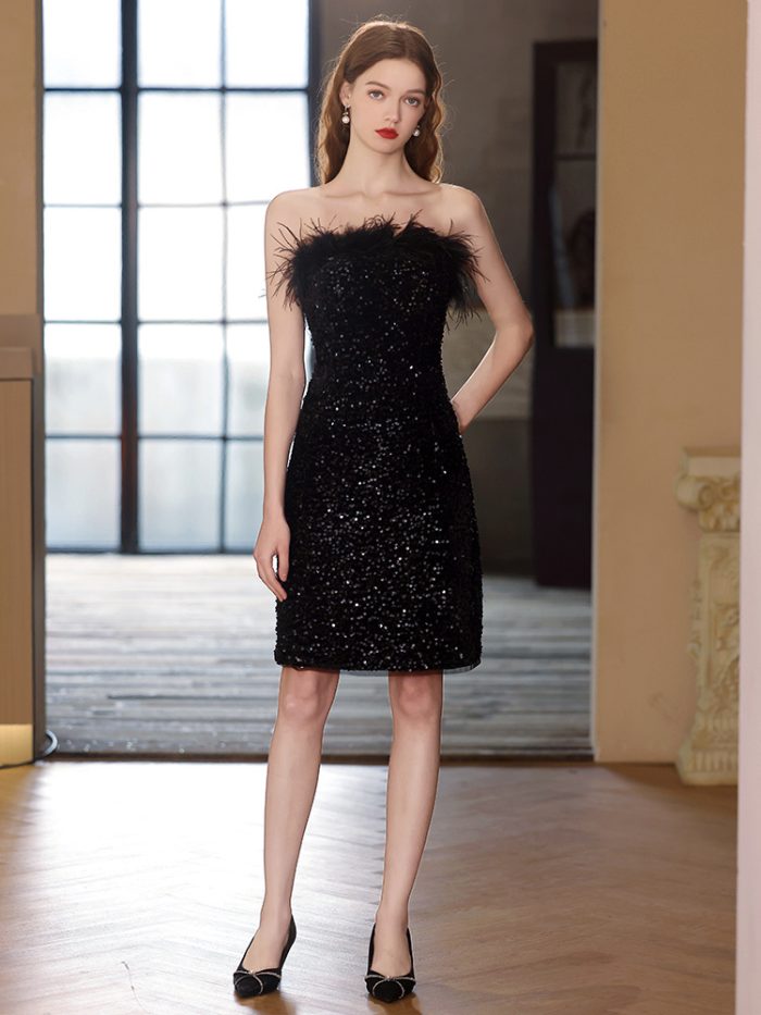 Best Off-shoulder Banquet Evening Dress Woman - Image 5