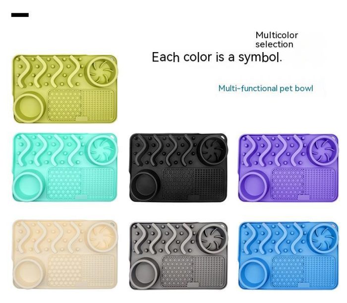 Best Dog Silicone Licking Pad Pet Licking Mat Multifunctional Food Bowl - Image 6