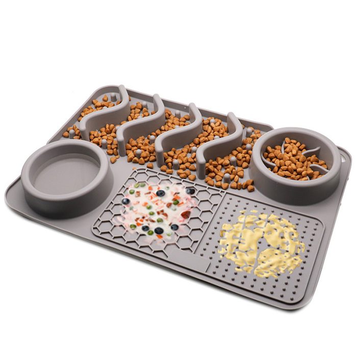 Best Dog Silicone Licking Pad Pet Licking Mat Multifunctional Food Bowl - Image 10