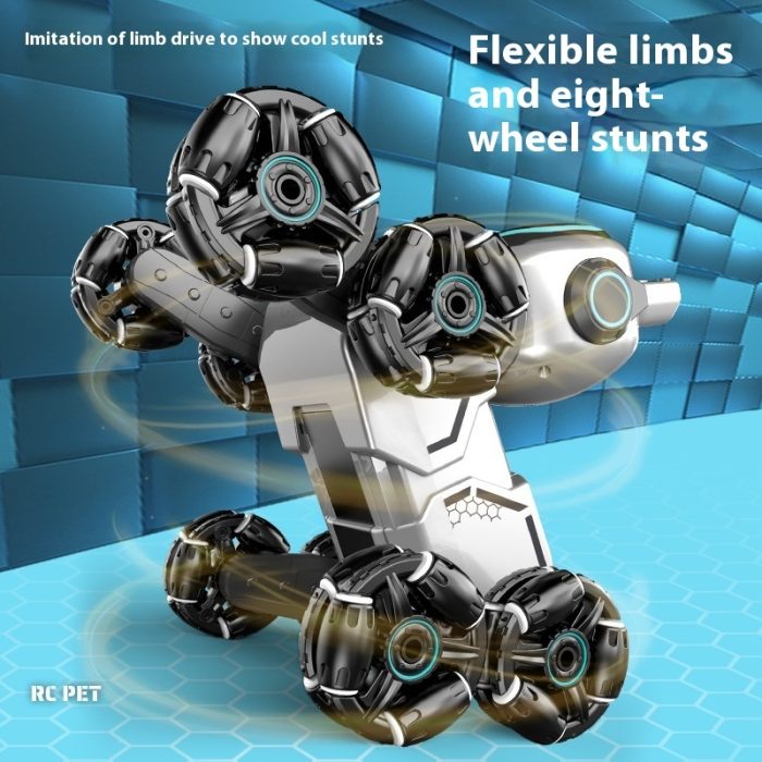 Light Music Rechargeable Robot Dog Educational Toys Children's Remote Control Car - Image 3