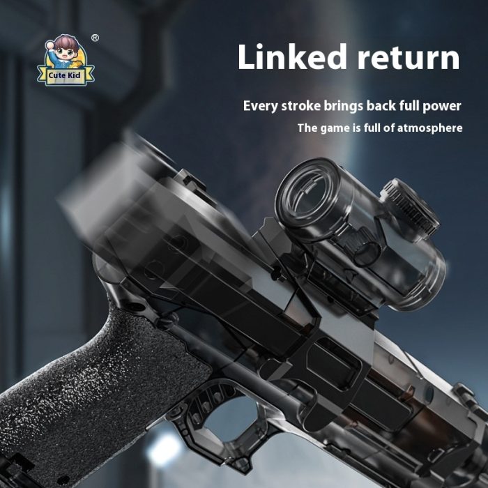 LED Lights Electric Water Guns Children Simulated Shooting Recoi - Image 9