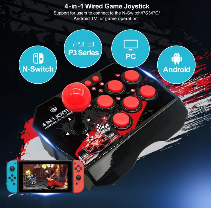 Switch Handle 4 In 1 Wired Game Handle Accessories - Image 2