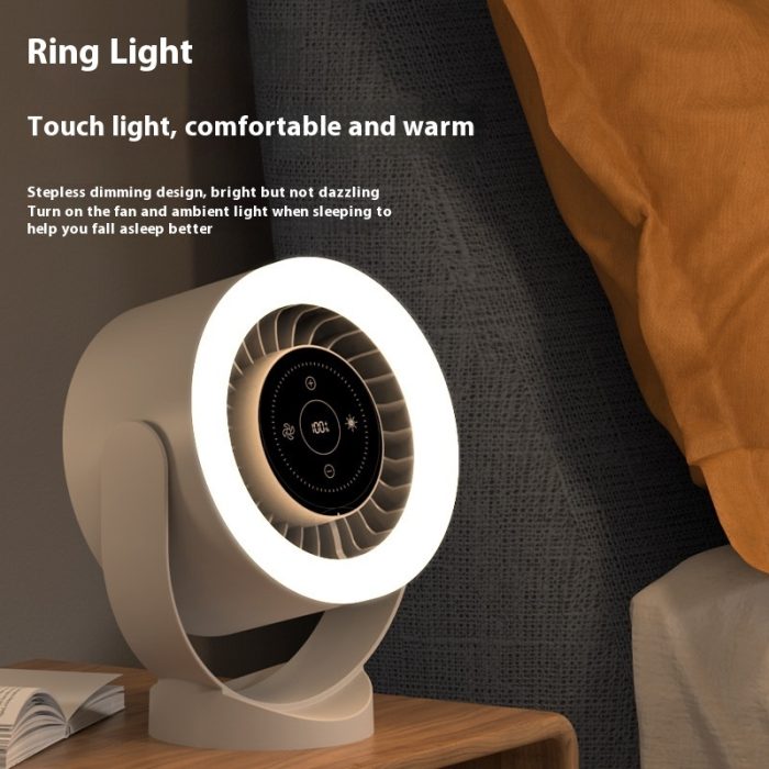 Best Desktop Adjustable Fan Light Rechargeable Wall Mount Table Fan - Image 6
