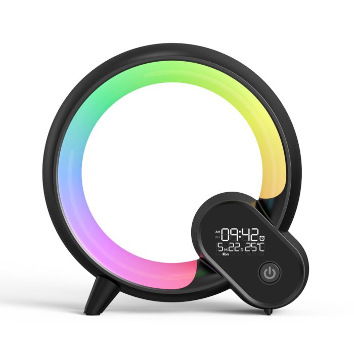 Creative Q Light Analog Sunrise Digital Display Alarm Clock - Image 7