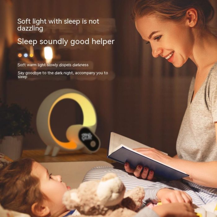 Creative Q Light Analog Sunrise Digital Display Alarm Clock - Image 3