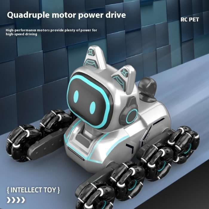 Light Music Rechargeable Robot Dog Educational Toys Children's Remote Control Car - Image 4